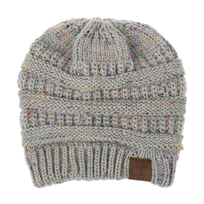 Soft Knit Beanie That's PERFECT for Ponytails & Buns