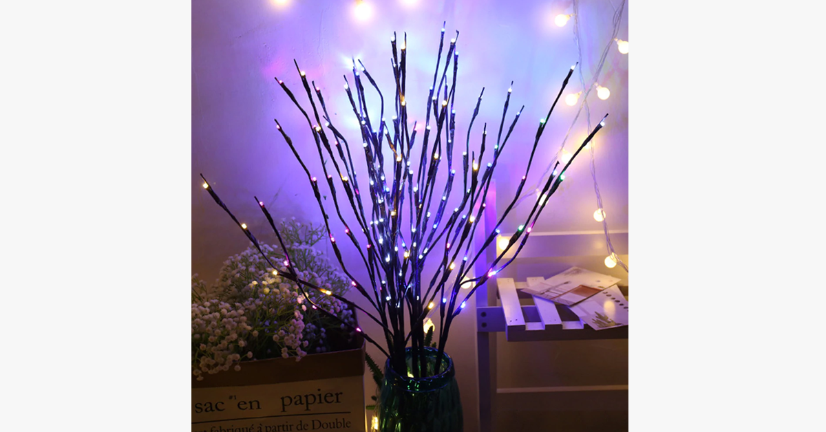 LED Willow Branch Lamp