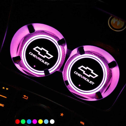 LED Logo Car Coasters