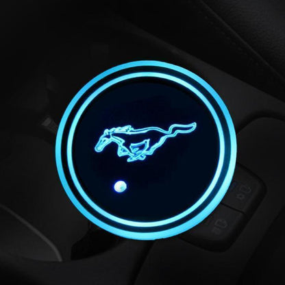 LED Logo Car Coasters