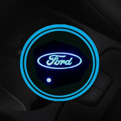 LED Logo Car Coasters