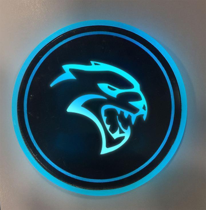 LED Logo Car Coasters