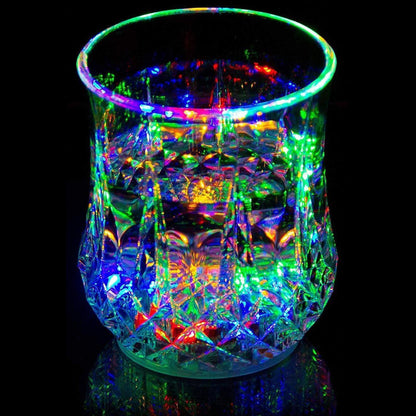 Liquid-activated LED Glass