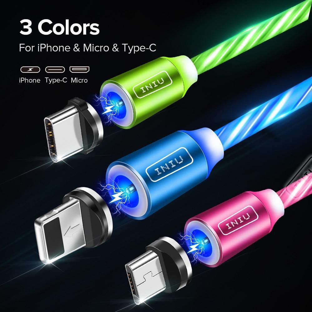 Magnetic Glowing Charging Cable