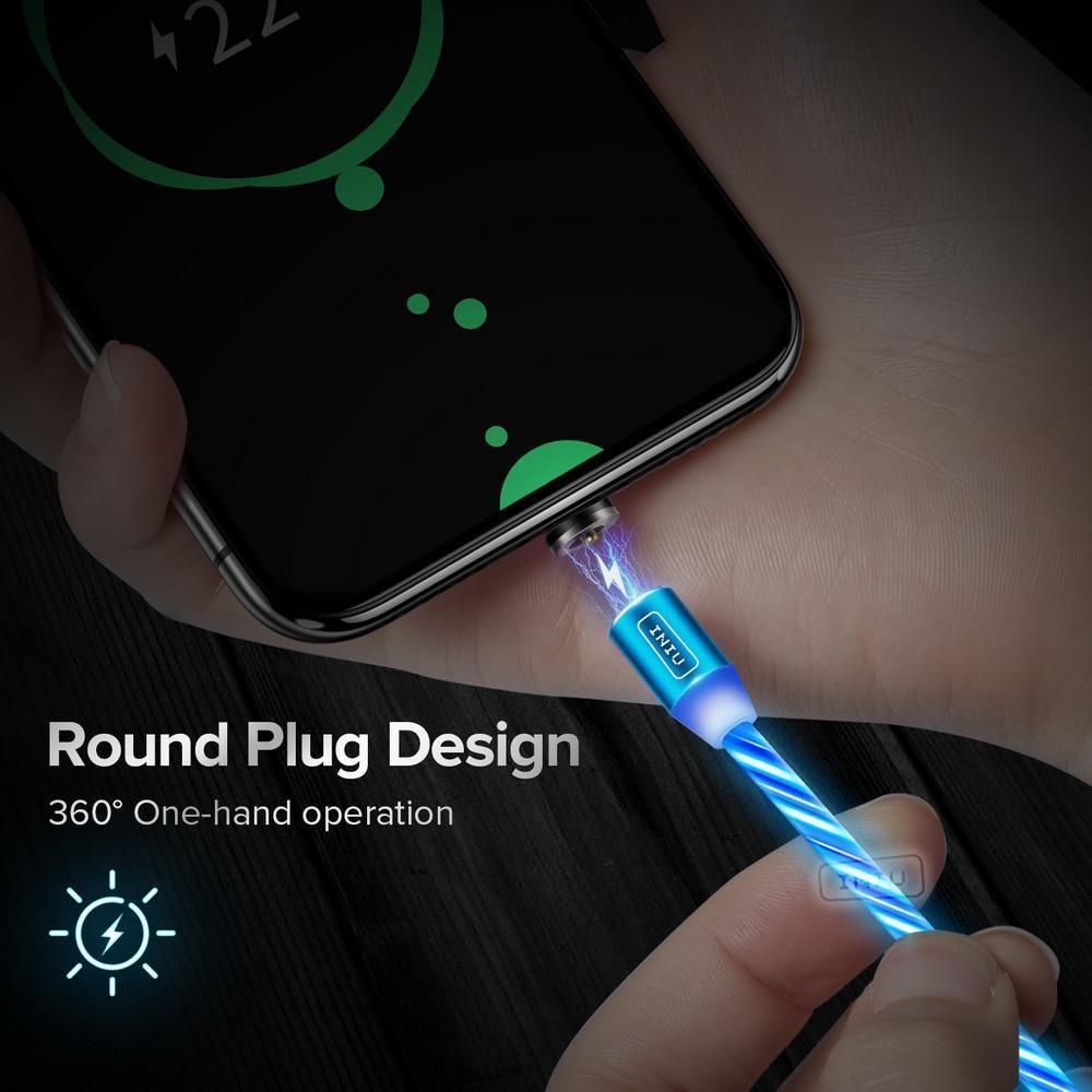 Magnetic Glowing Charging Cable