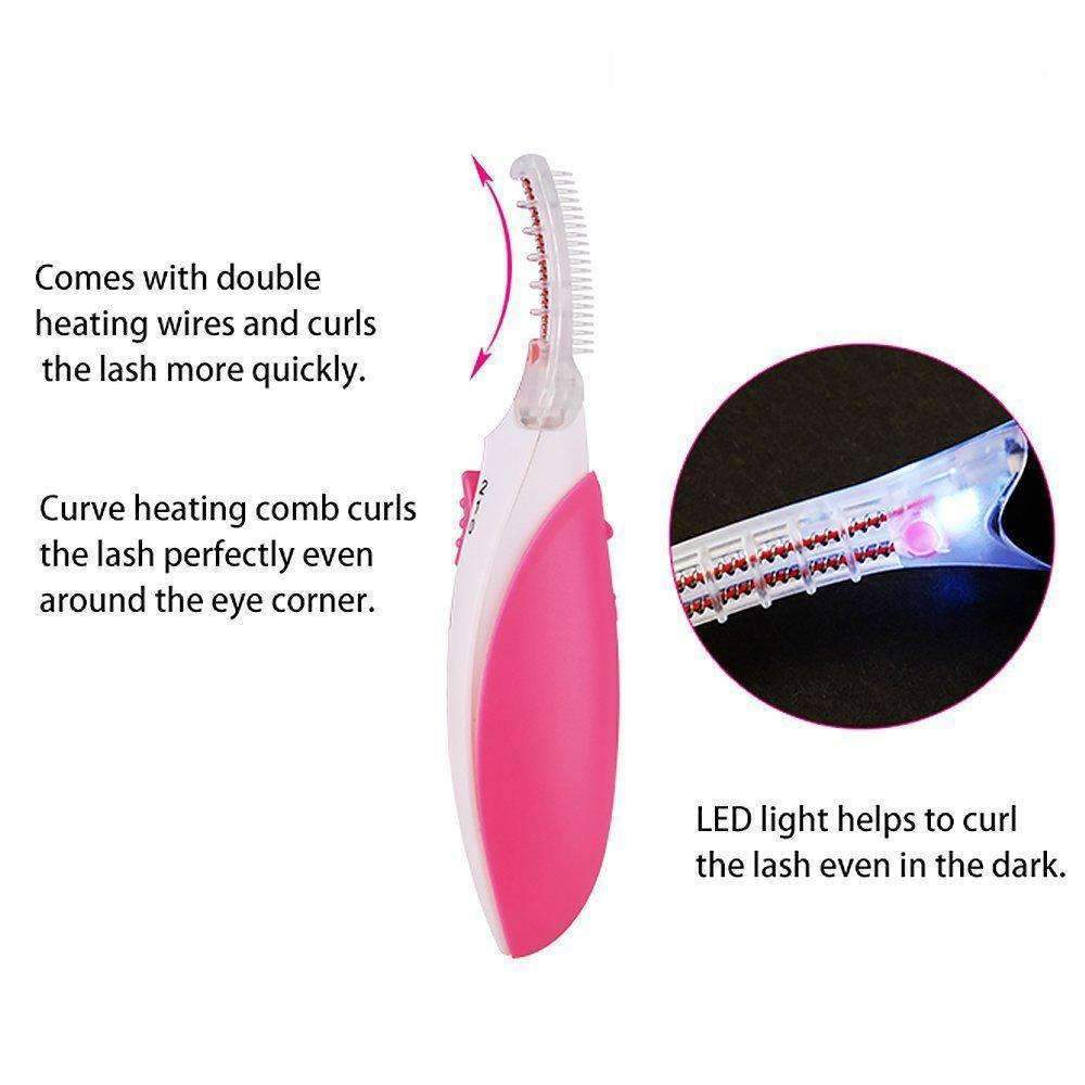 TOUCHBeauty Heated Eyelash Curler - Creates Long-Lasting Curled Lashes Safely And Quickly