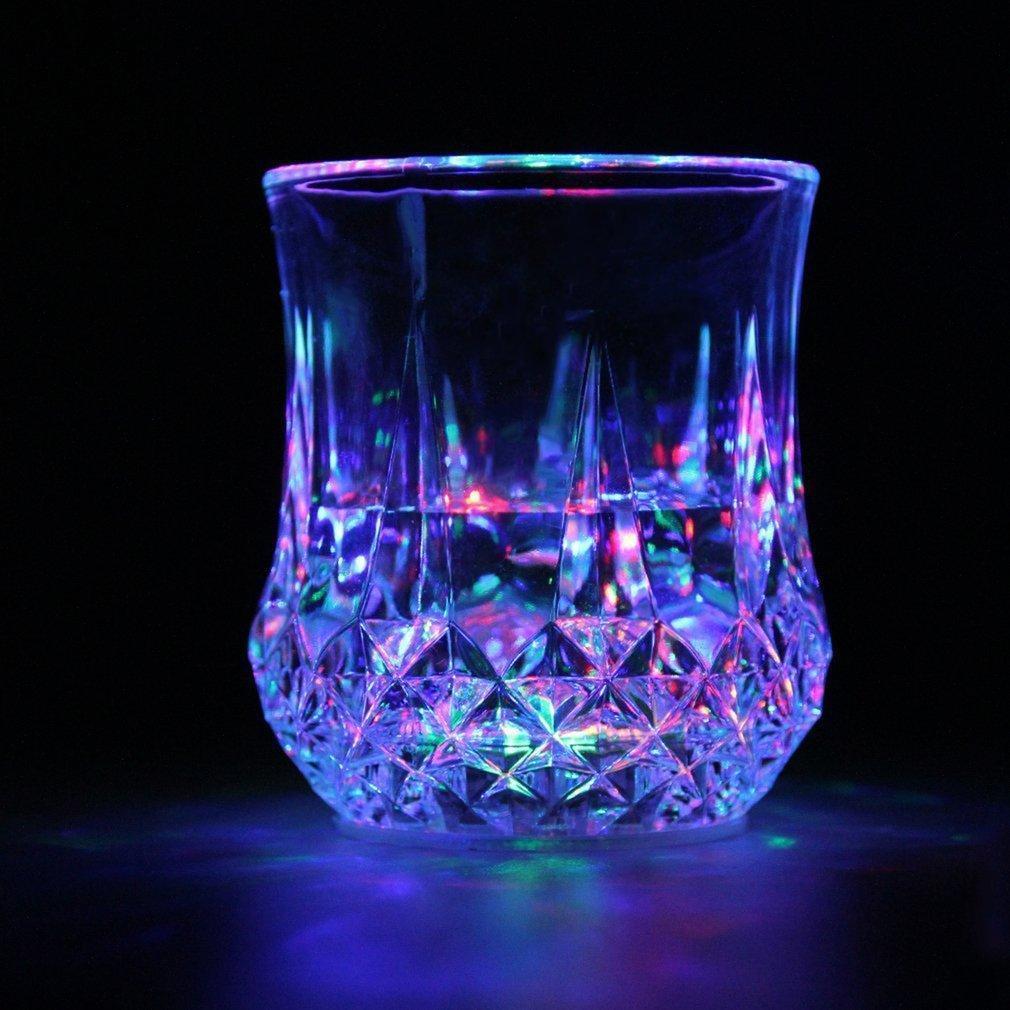 Liquid-activated LED Glass