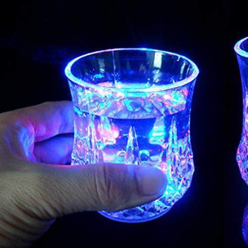 Liquid-activated LED Glass