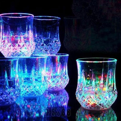 Liquid-activated LED Glass