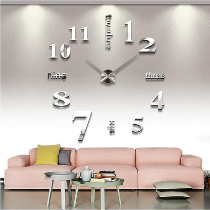 3d Large Wall Clock