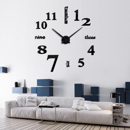 3d Large Wall Clock