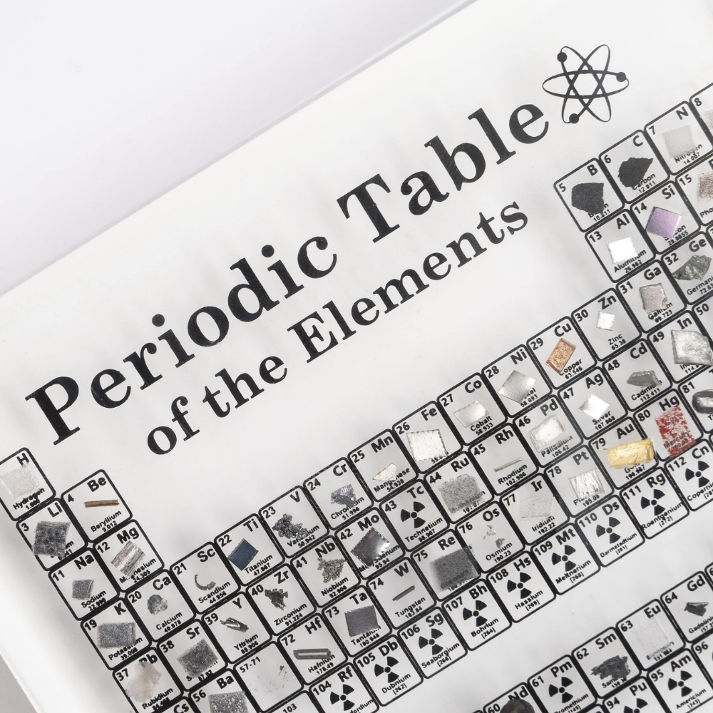 Periodic Table Real Elements Display