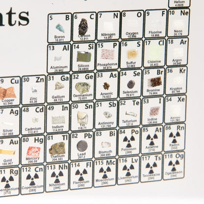 Periodic Table Real Elements Display