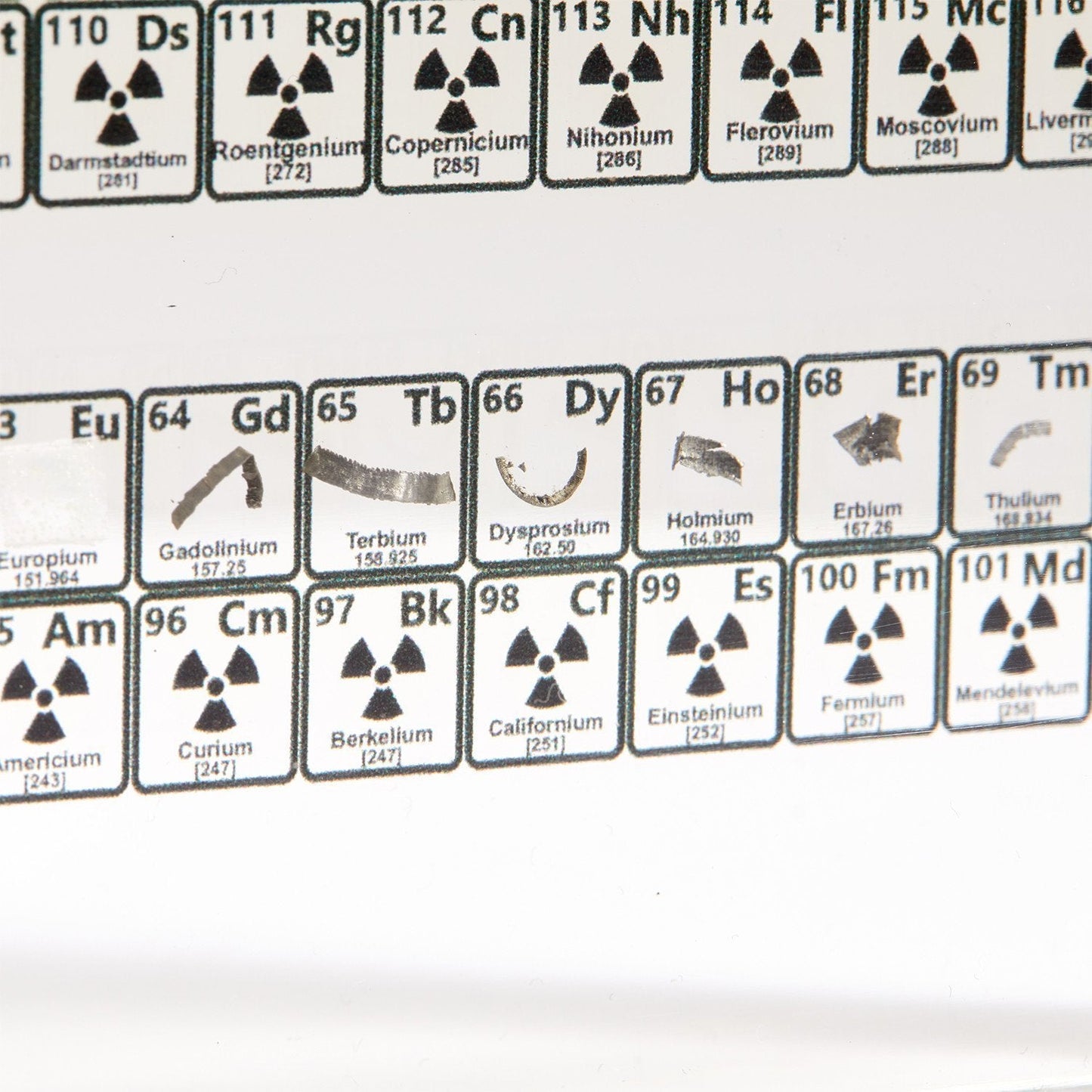 Periodic Table Real Elements Display