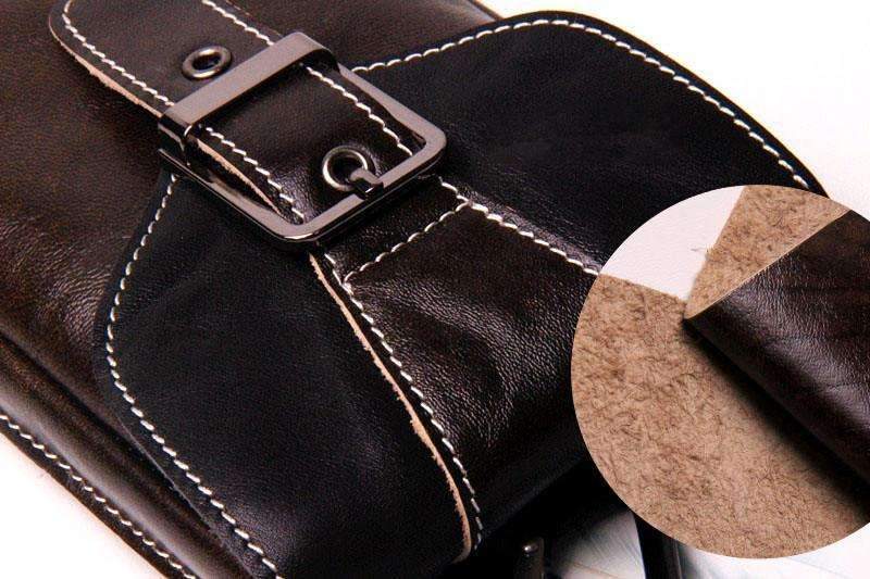 Luxury Genuine Leather Case Phone Bag for iPhone and Samsung Galaxy Note