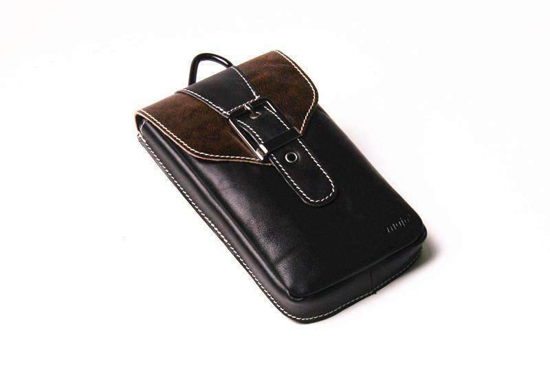 Luxury Genuine Leather Case Phone Bag for iPhone and Samsung Galaxy Note