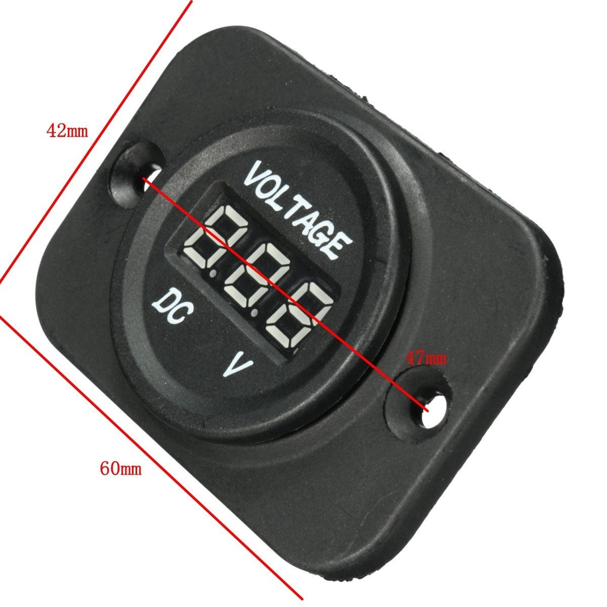 Voltage Meter Gauge For Car Motorcycle Boat Marine