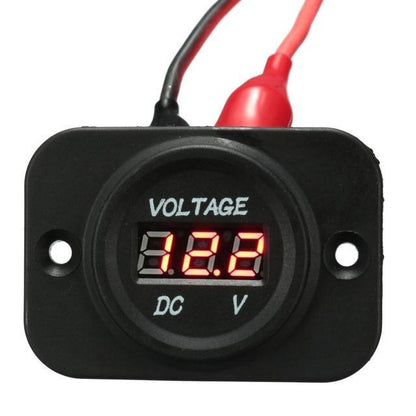 Voltage Meter Gauge For Car Motorcycle Boat Marine