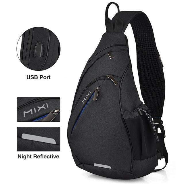 Men One Shoulder Backpack