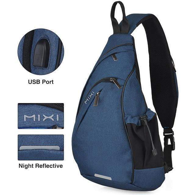 Men One Shoulder Backpack