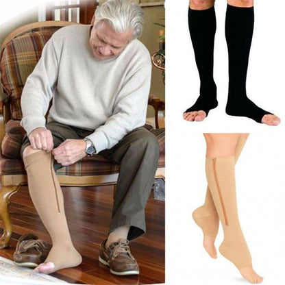 Zipper Compression knee-Highs