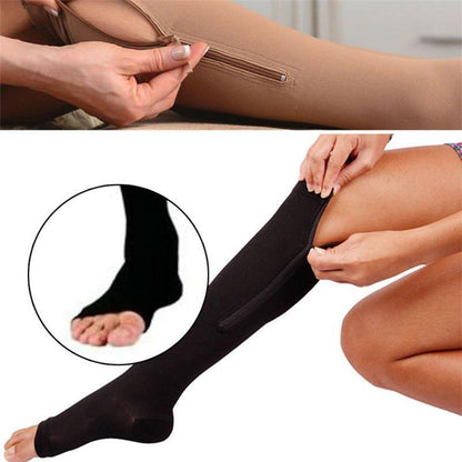 Zipper Compression knee-Highs