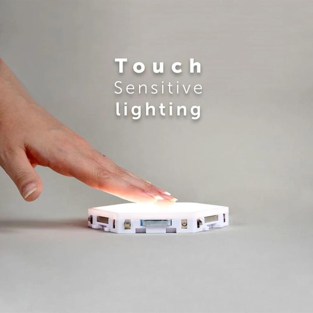 Modular Hexagonal Led Lamps Touch Sensitive