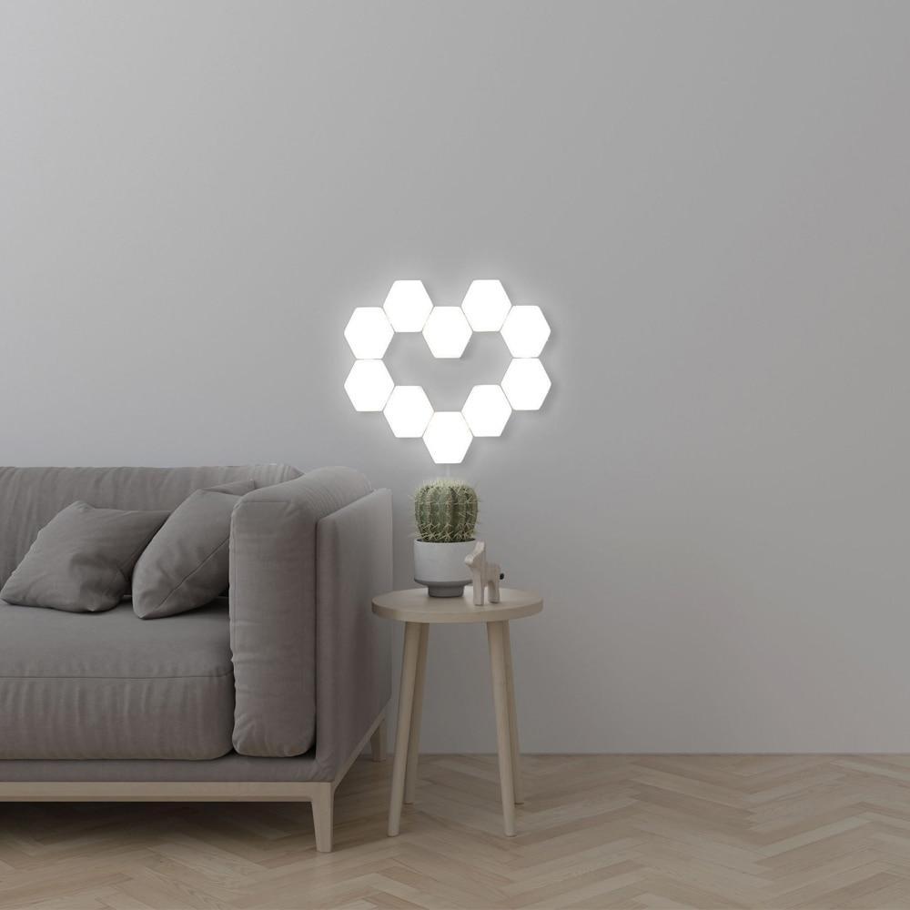 Modular Hexagonal Led Lamps Touch Sensitive