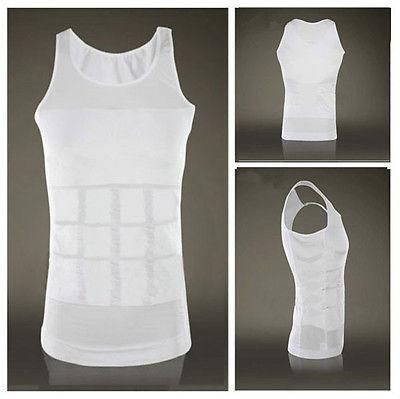 Mens Slimming Body Shaping Stretchy Shaper Corset Underwear Magic Vest