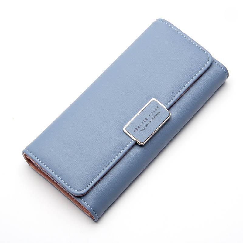 Women's purse Pure Passport cover large fresh capacity Business card holder natural wallets for female useful long-lived purse