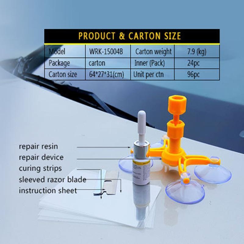 Windshield Repair Kit DIY Restore Car Window Glass