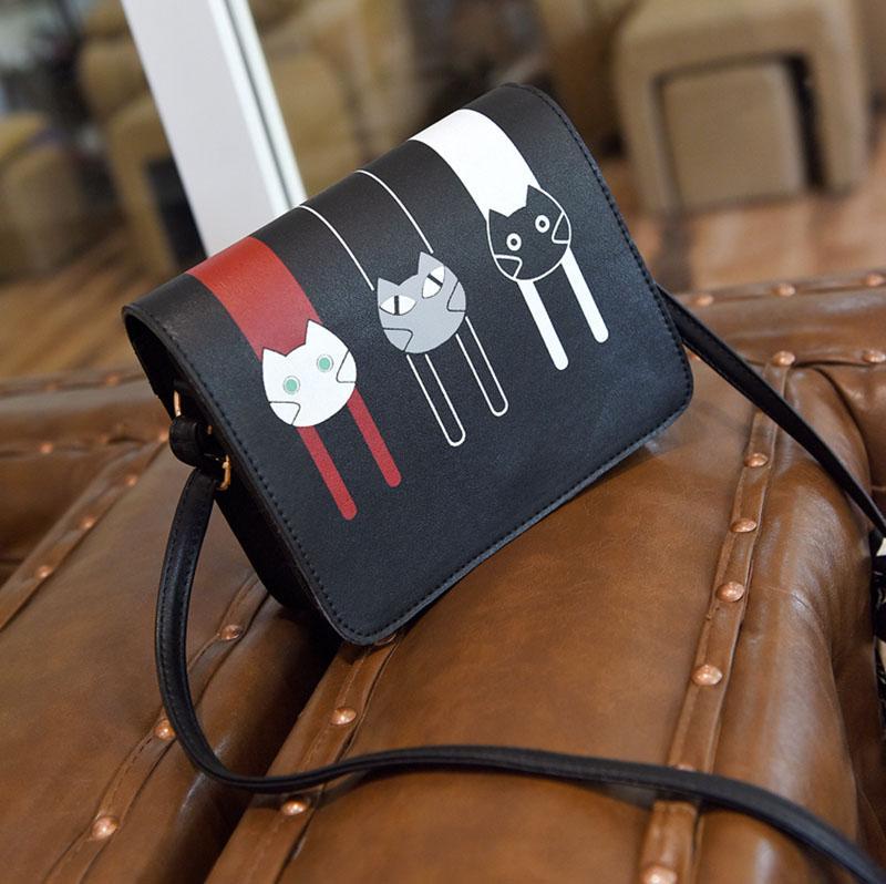 Cute Cats Shoulder Flap Bag