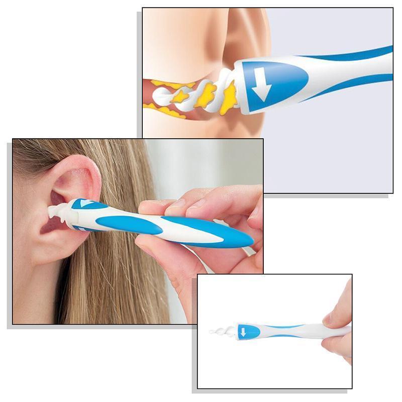 Smart Earpick Spiral Ear Wax Remover Cleaner 16 Tips