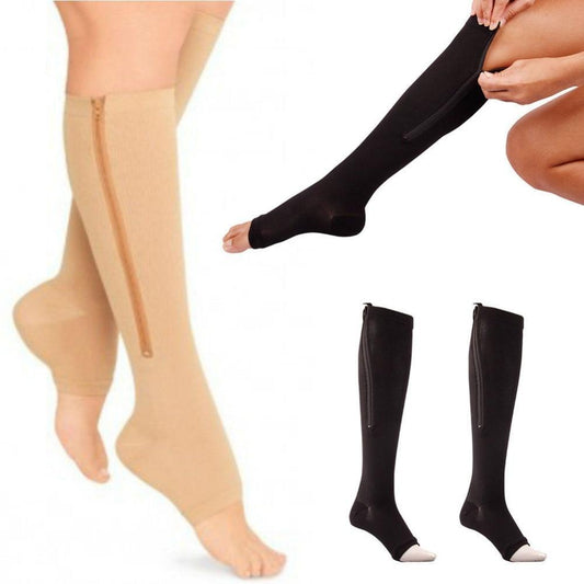 Zipper Compression knee-Highs