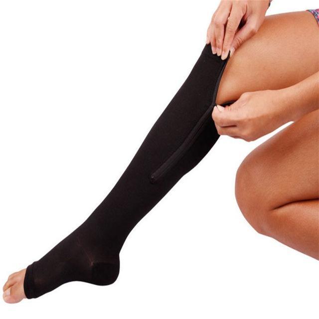 Zipper Compression knee-Highs