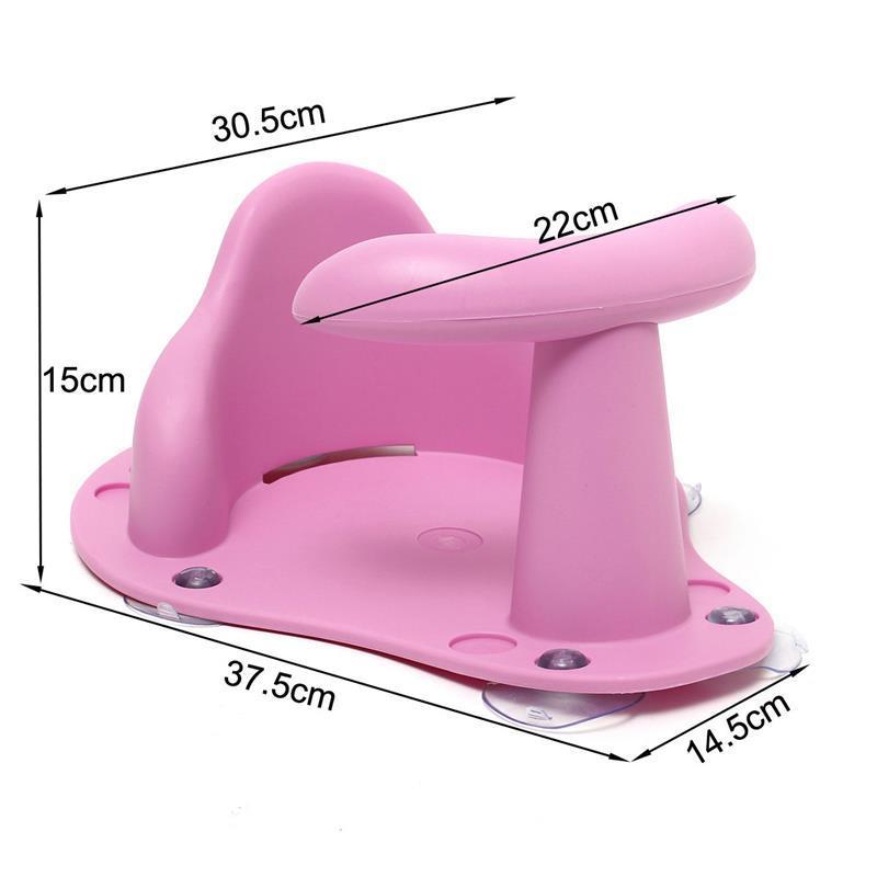 Baby Bath Tub Ring Seat Infant Toddler Anti Slip Shower Security Safety Chair