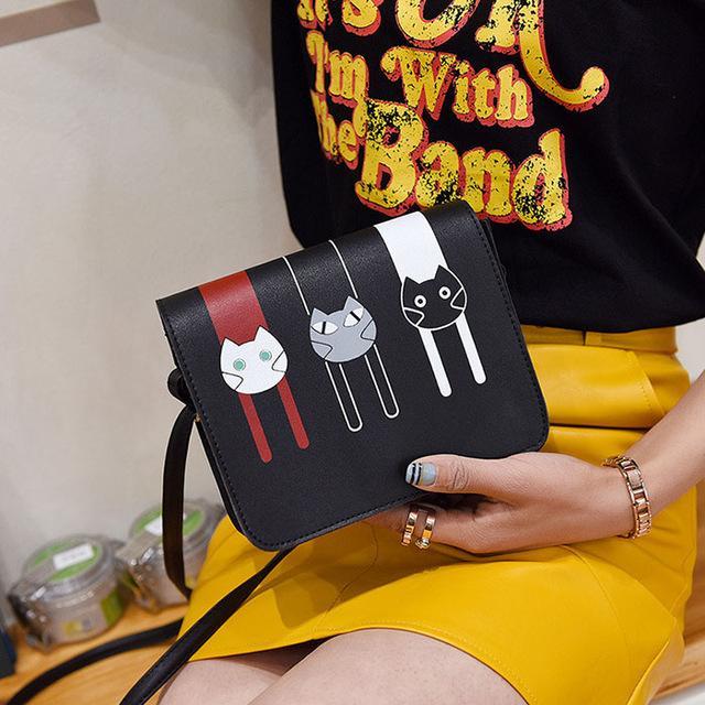 Cute Cats Shoulder Flap Bag