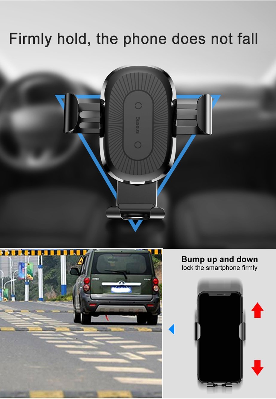 2-IN-1 Car Vent Phone Holder & Wireless Charger