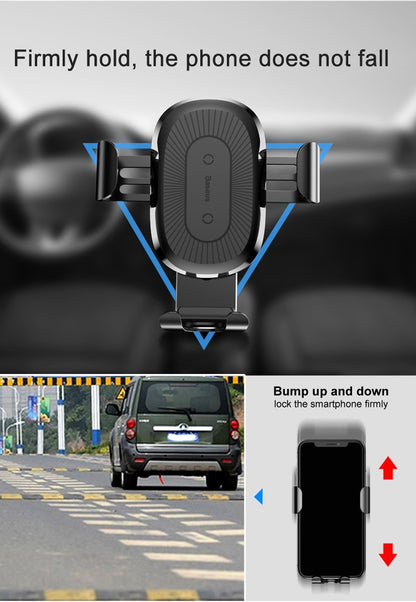 2-IN-1 Car Vent Phone Holder & Wireless Charger