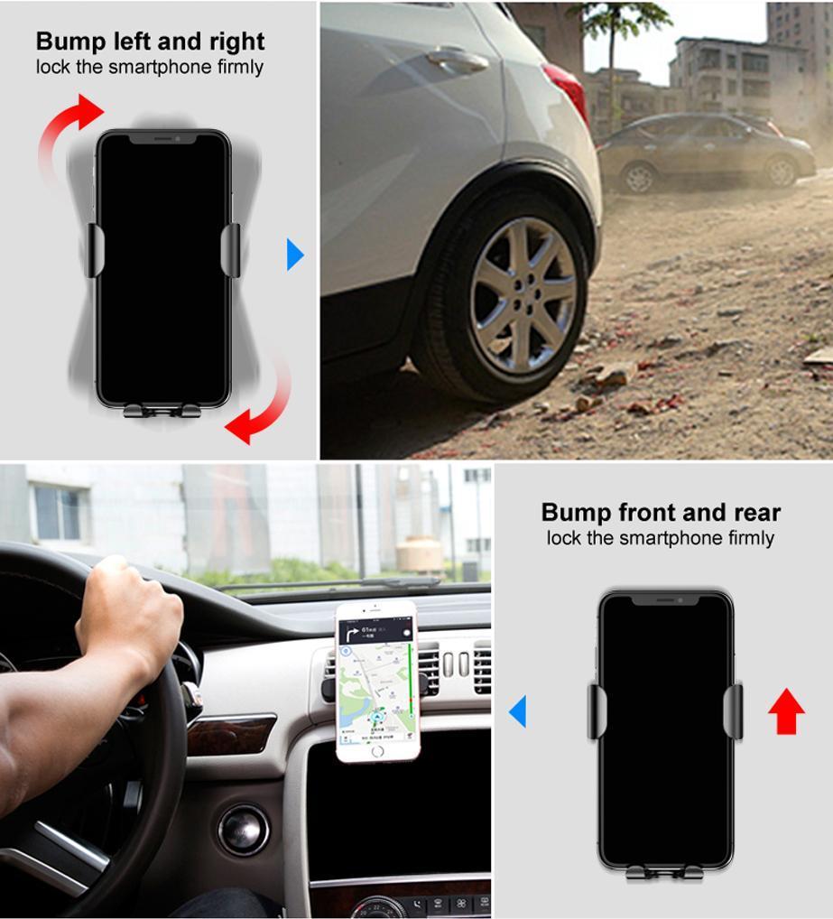 2-IN-1 Car Vent Phone Holder & Wireless Charger