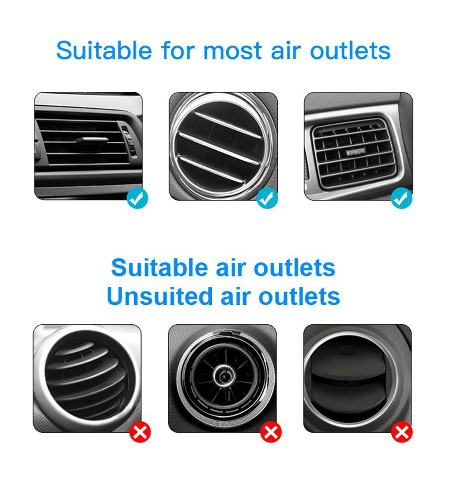 2-IN-1 Car Vent Phone Holder & Wireless Charger