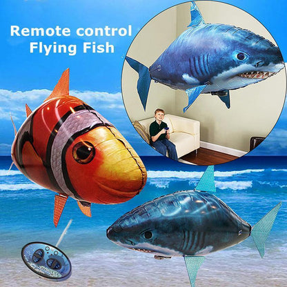 #1 Best RC Air Fly Fish Shark Remote Controlled flying Toy