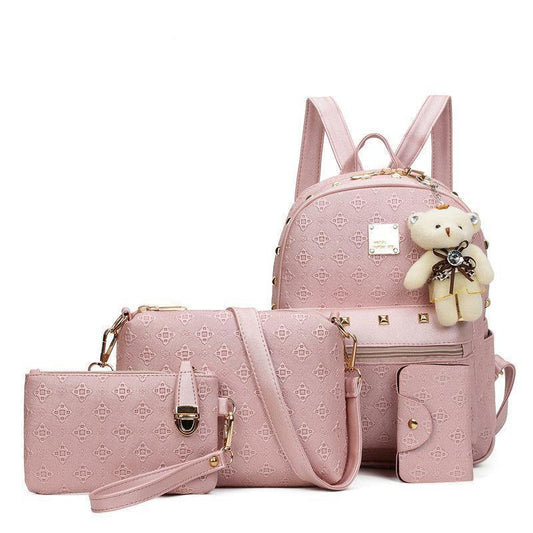 Fashion Women's Cute Bear Set Bag