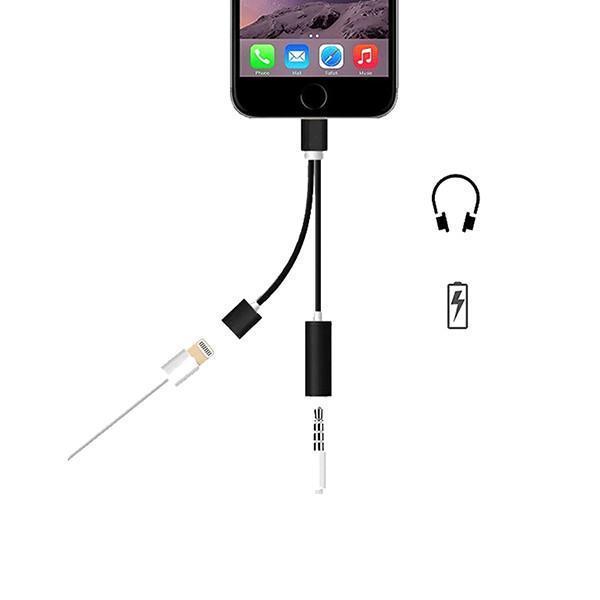 2 in 1 Headphone & Lightning Adapter for iPhone