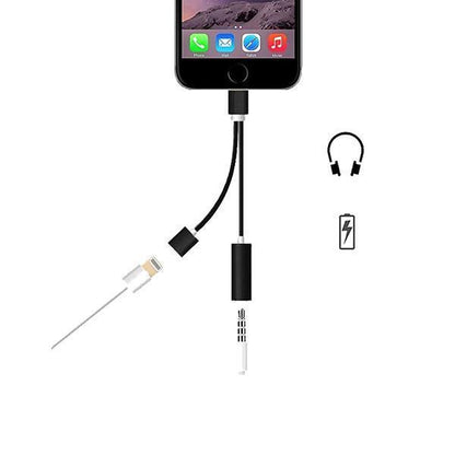 2 in 1 Headphone & Lightning Adapter for iPhone