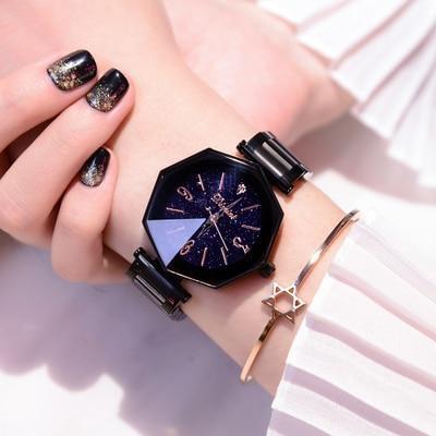 Black Exotic Premier Designer Swiss Quartz Women Watch