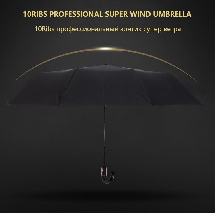 Premium Classic English style Automatic Umbrella Wind Resistant