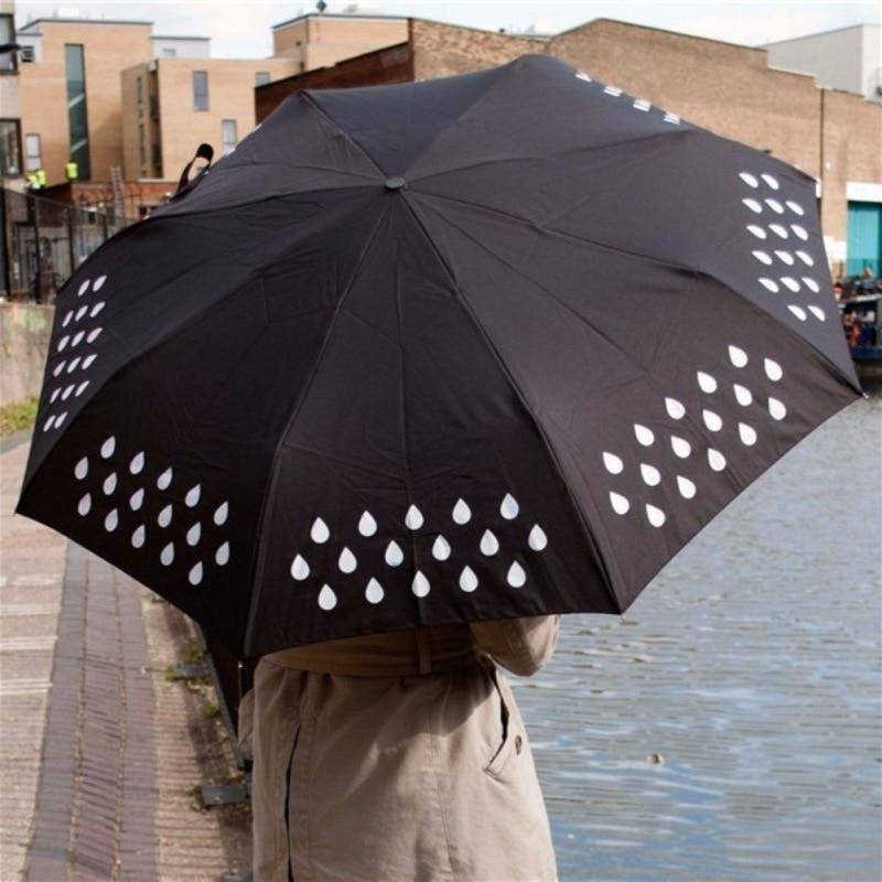 Tri-fold Magical Color Changing Umbrella