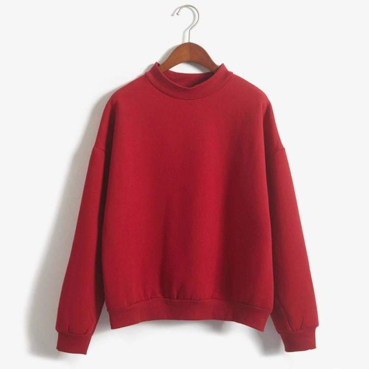 Women Sweatshirts Plus Size Plus Velvet Thicken Pullover Casual