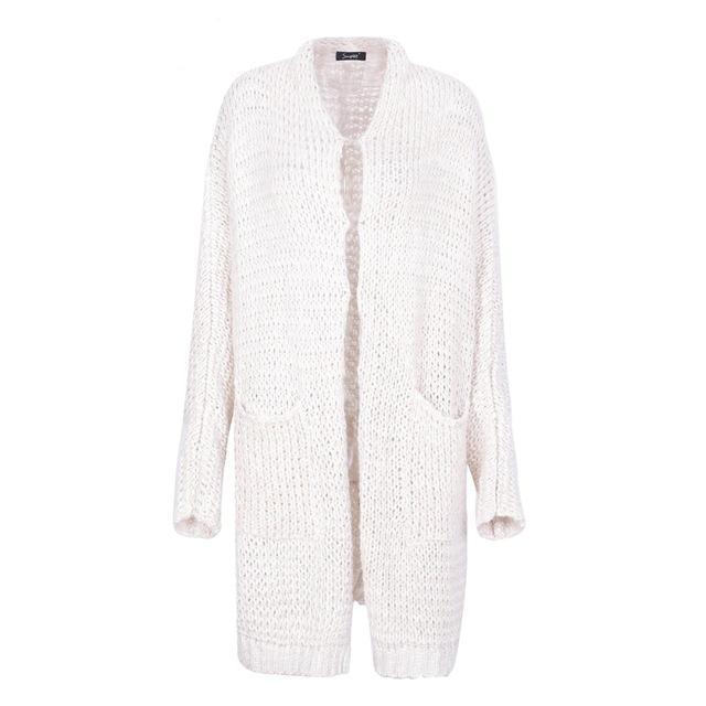 Casual Knitted Long Cardigan Sweater